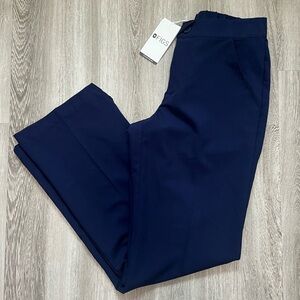 NWT FIGS Keroka Wide-Leg Trouser Scrub Pants Navy Women’s Size XS